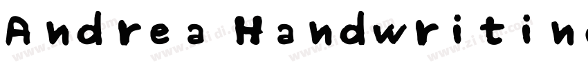 Andrea Handwriting字体转换